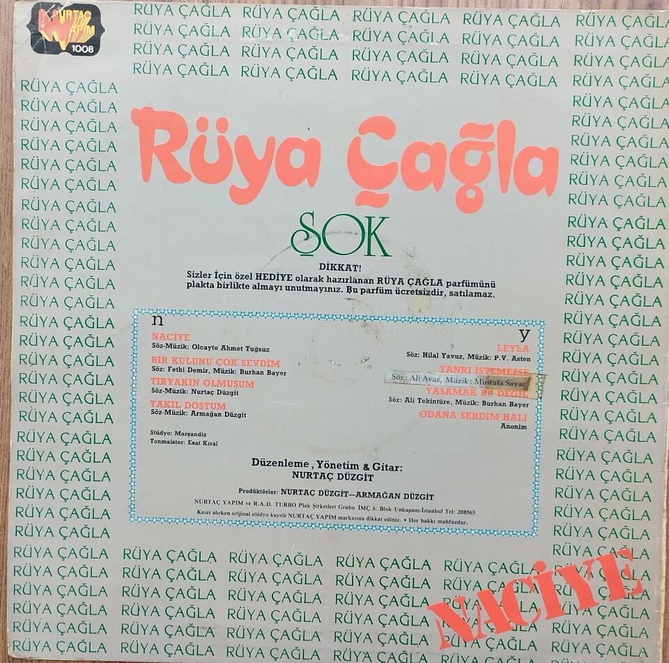 RÜYA ÇAĞLA/NACİYE Plak