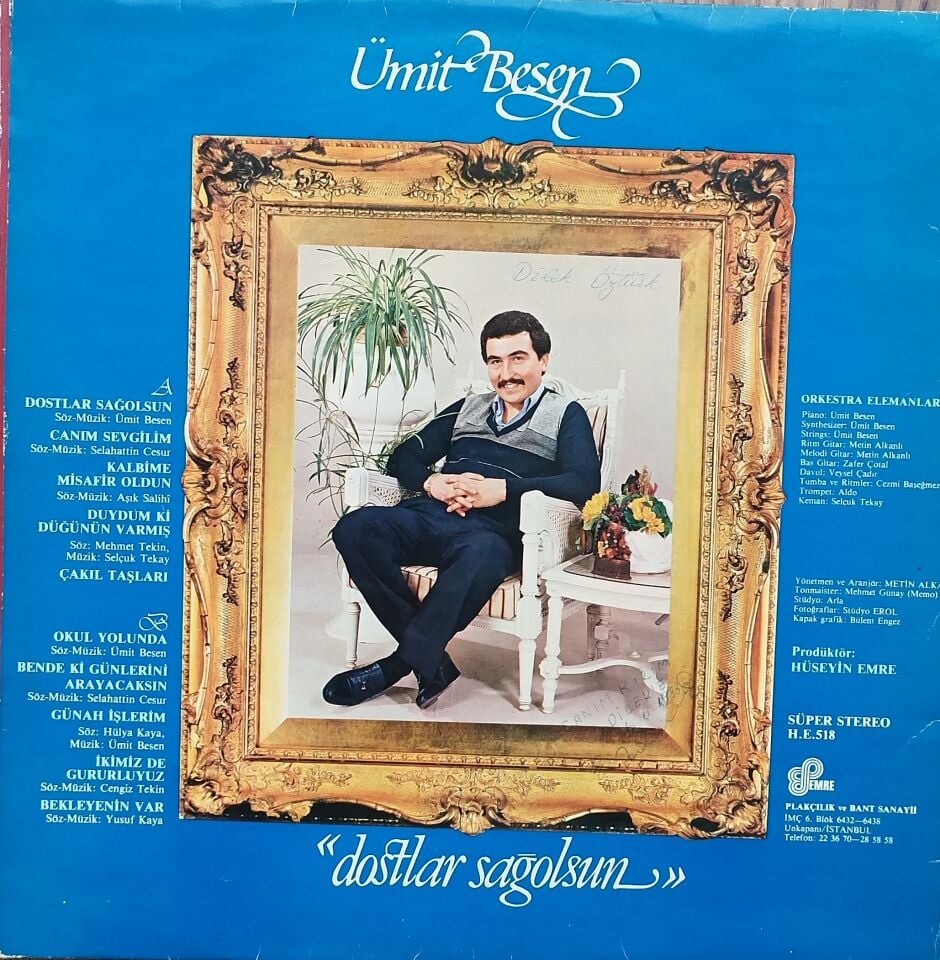 ÜMİT BESEN/DOSTLAR SAĞOLSUN LP Plak