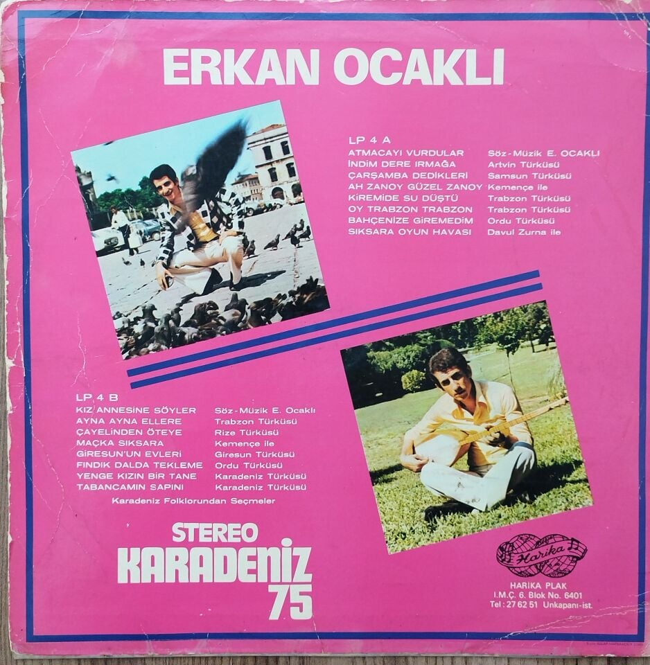 ERKAN OCAKLI/KARADENİZ 75 LP Plak