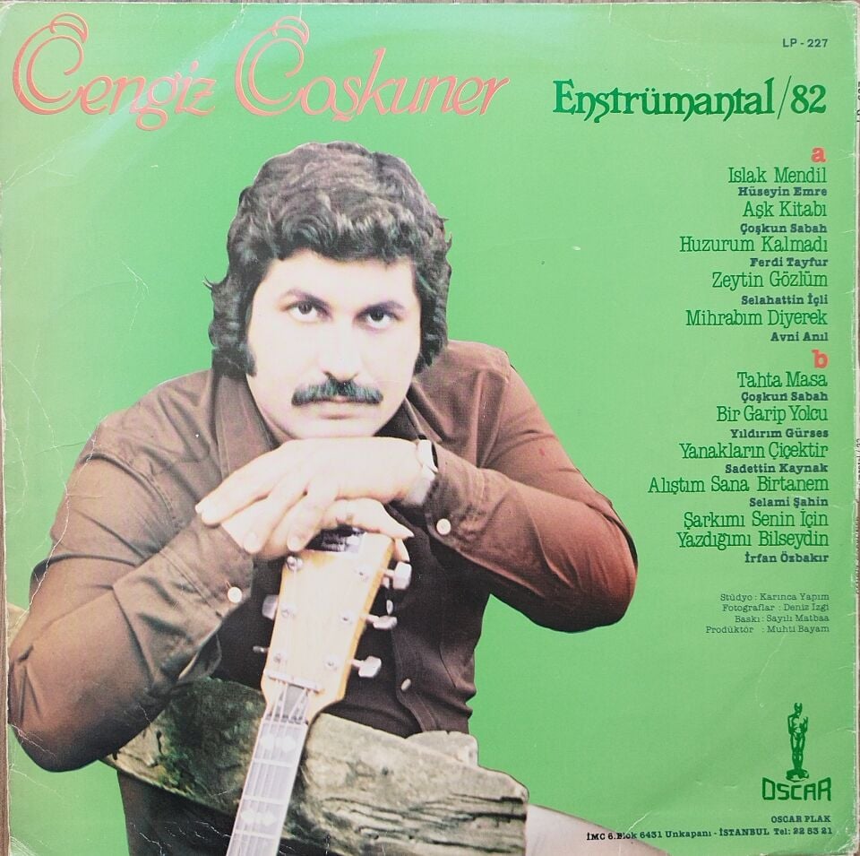 CENGİZ ÇOSKUNER/ENSTRÜMANTAL 82 LP Plak