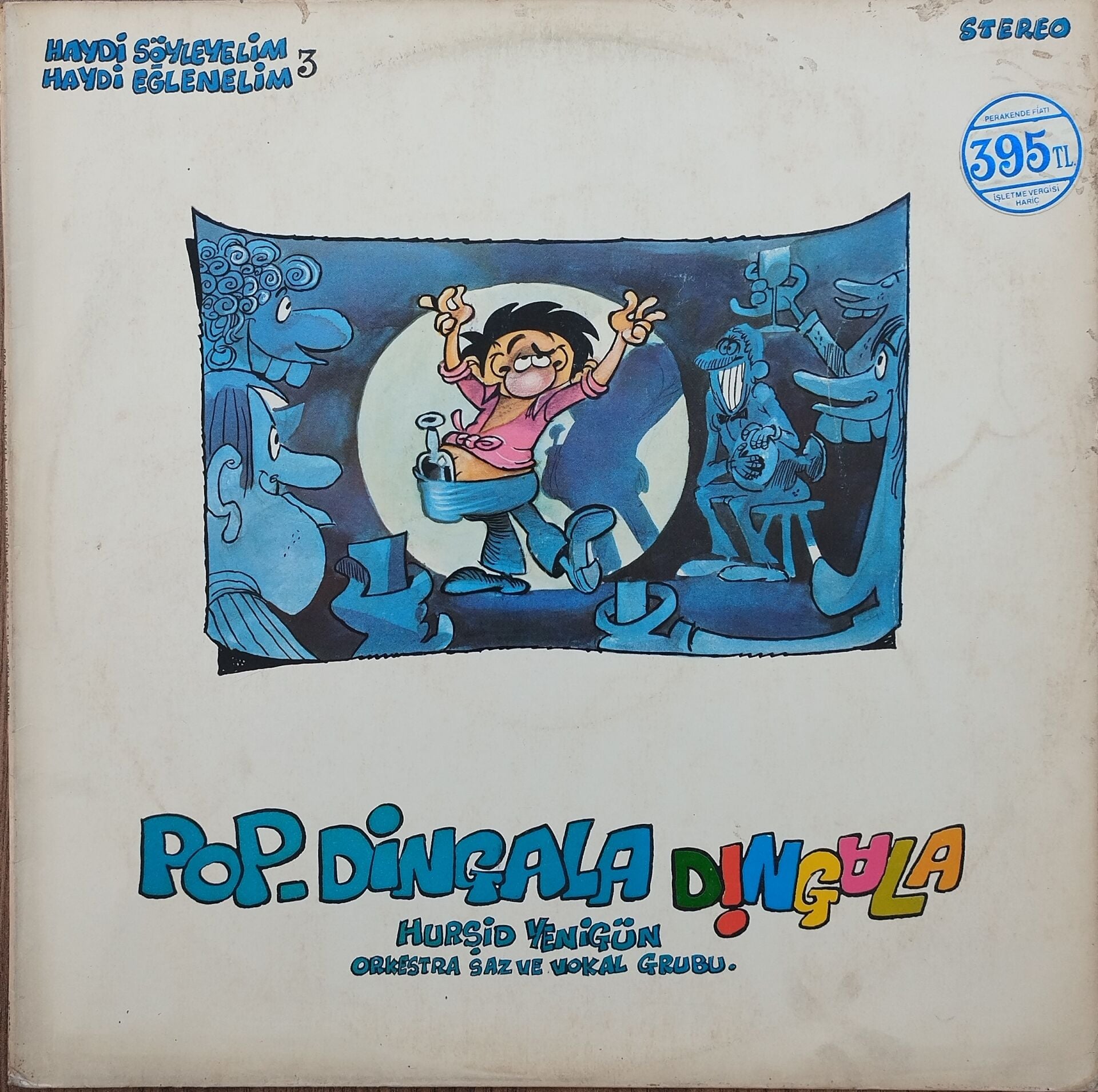 HAYDİ EĞLENELİM HAYDİ OYNAYALIM 3 LP Plak