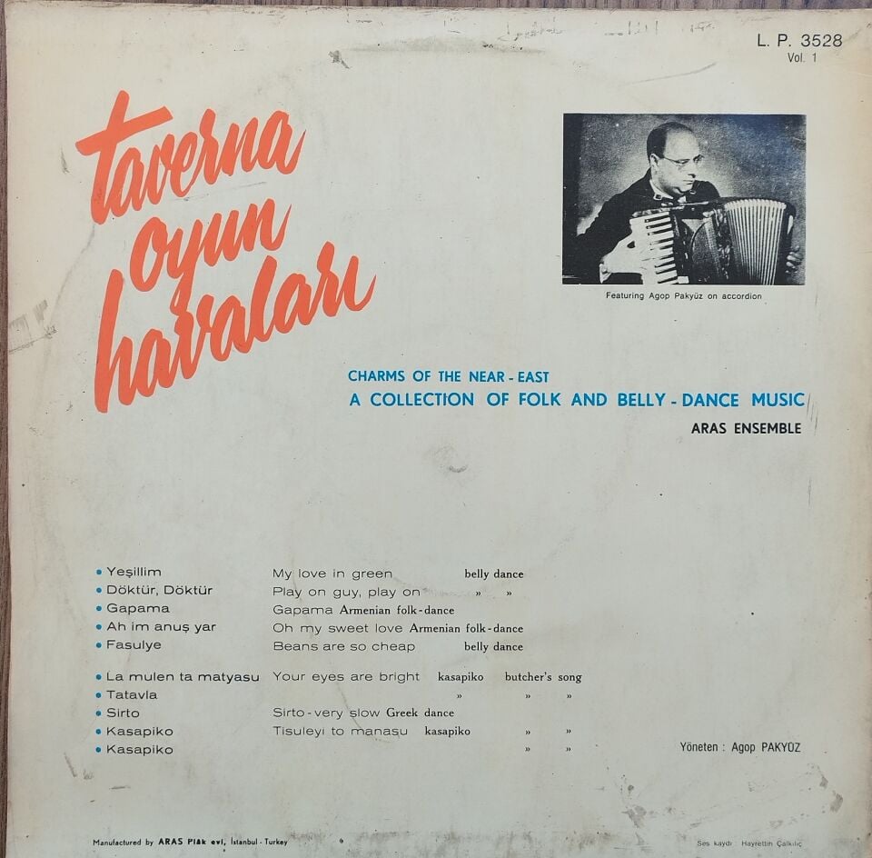 TAVERNA OYUN HAVALARI LP Plak