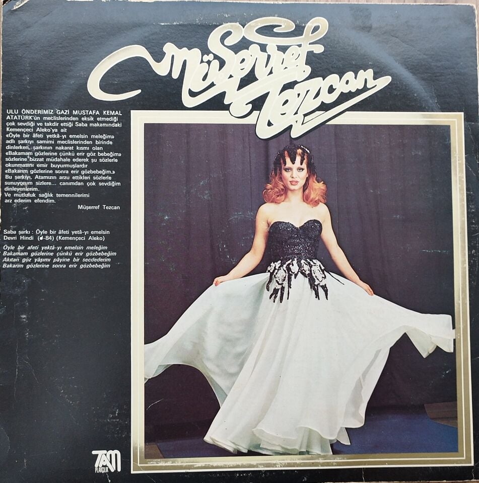 MÜŞERREF TEZCAN-ALTIN SERİ 1 LP Plak