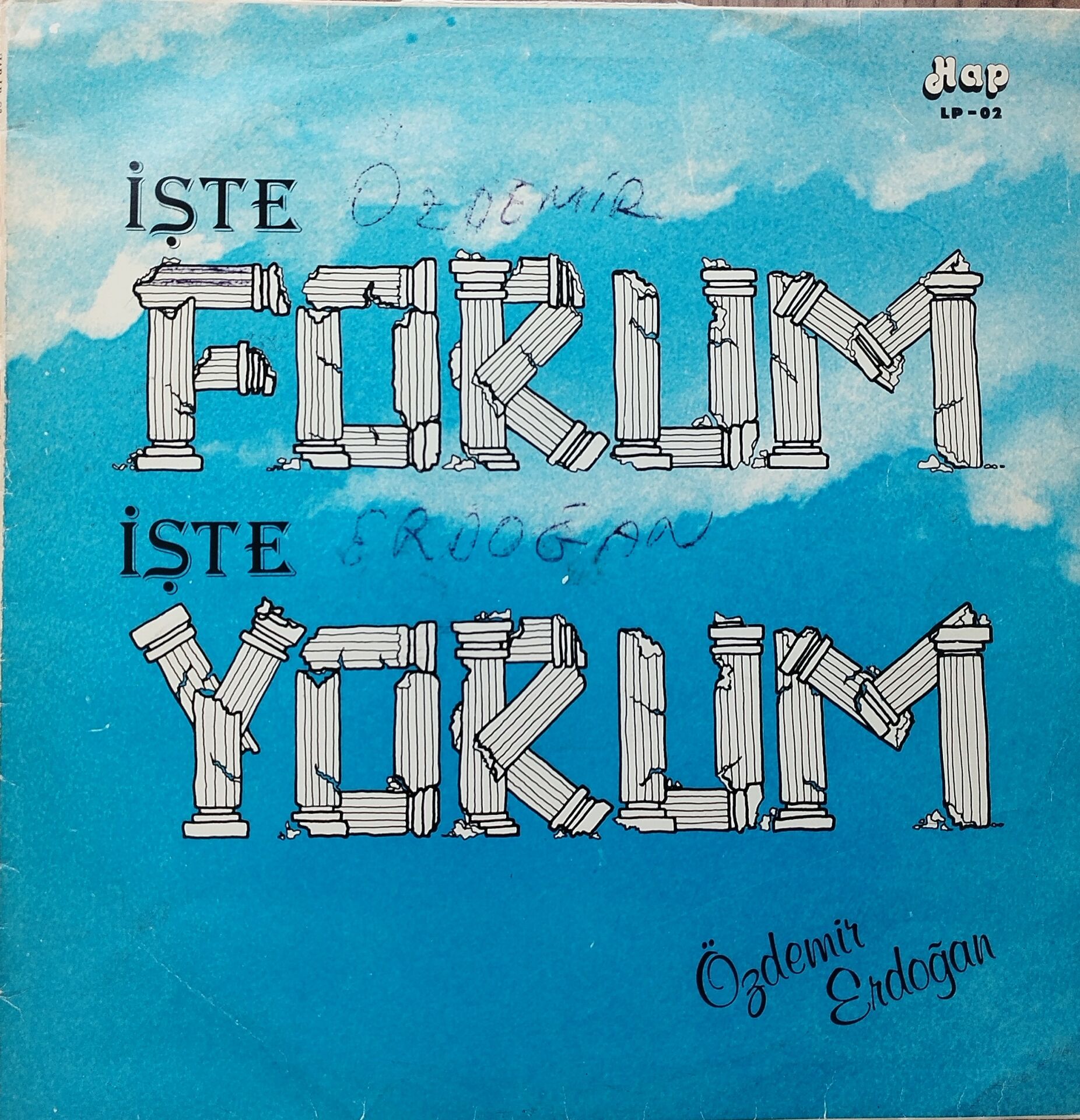 ÖZDEMİR ERDOĞAN-İŞTE FORUM İŞTE YORUM LP Plak