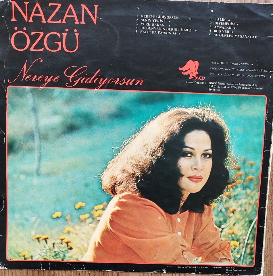NAZAN ÖZGÜ-NEREYE GİDİYORSUN LP Plak