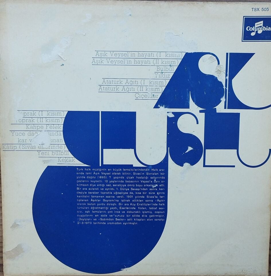 Aşık Veysel LP Plak