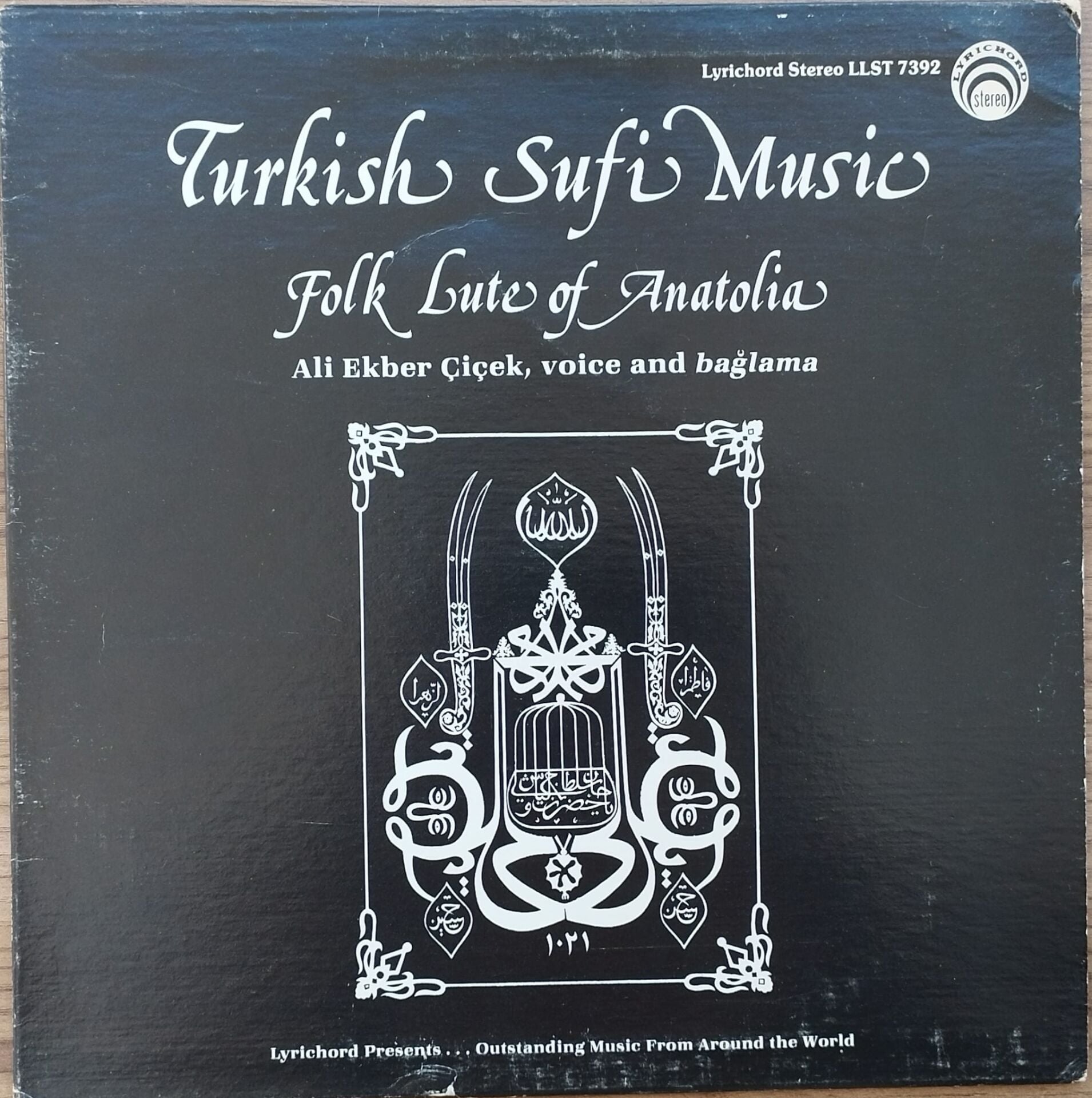 Turkish Sufi Music - Folk Lute Of Anatolia (Ali Ekber Çiçek) - LP Plak