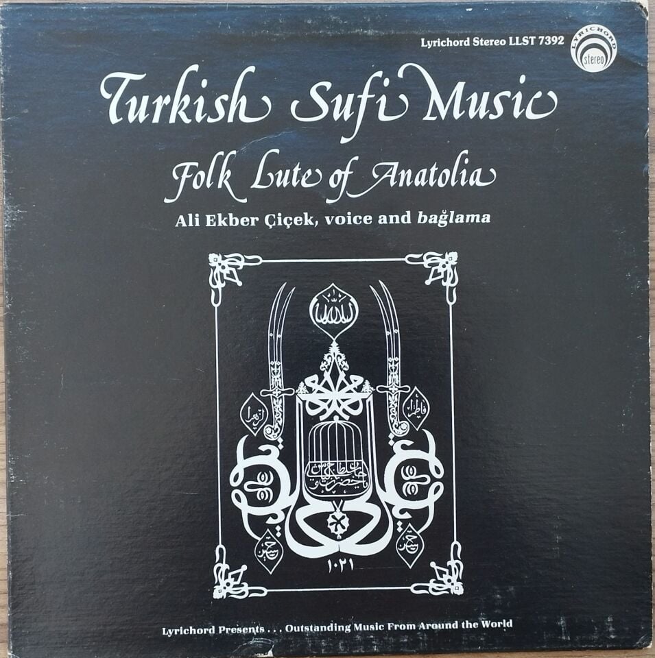 Turkish Sufi Music - Folk Lute Of Anatolia (Ali Ekber Çiçek) - LP Plak