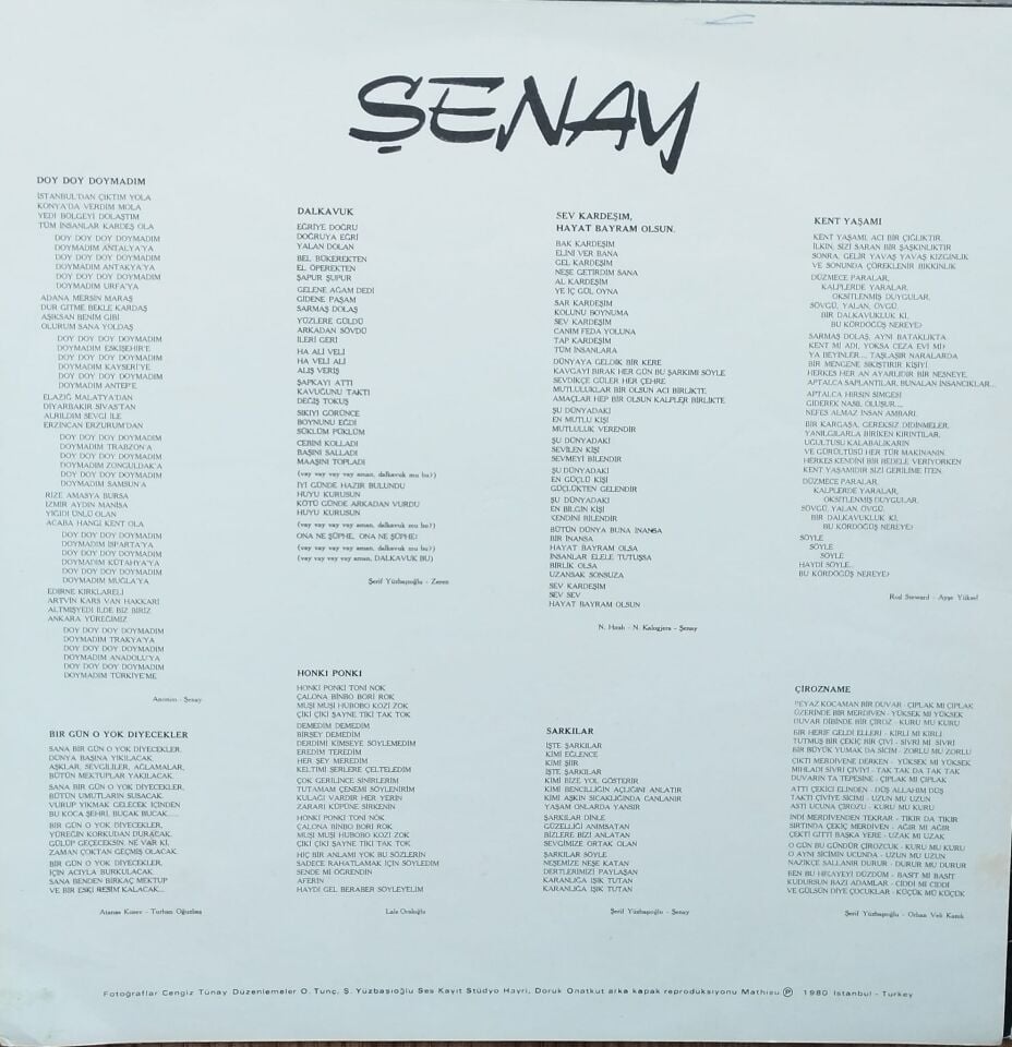 Şenay – Şenay LP PLAK